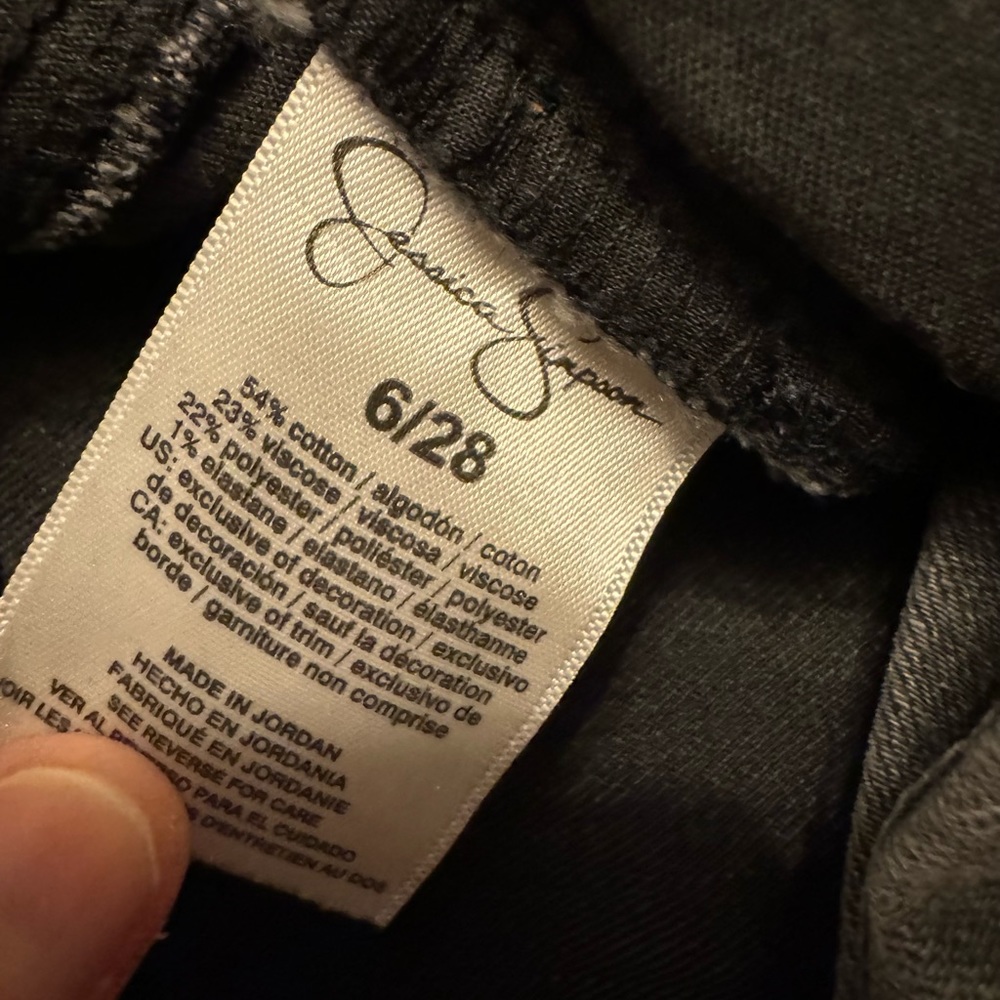 High Rise Gray Jeans Y2K - Picture 4 of 5